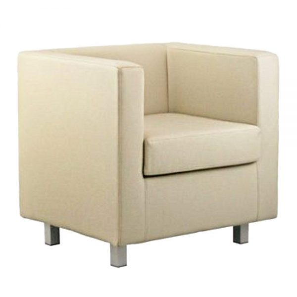 tapacirana klub fotelja u eko koži